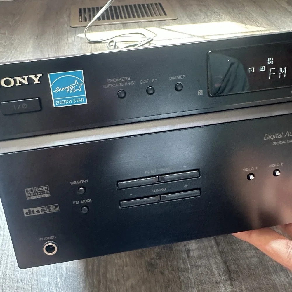 Sony STR-DE597 6 Channel Home Stereo Receiver W Bundle Tested Works